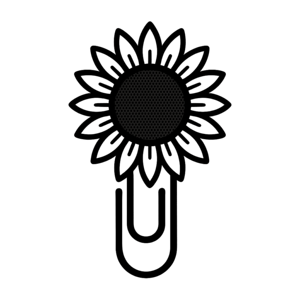 sunflower paperclip